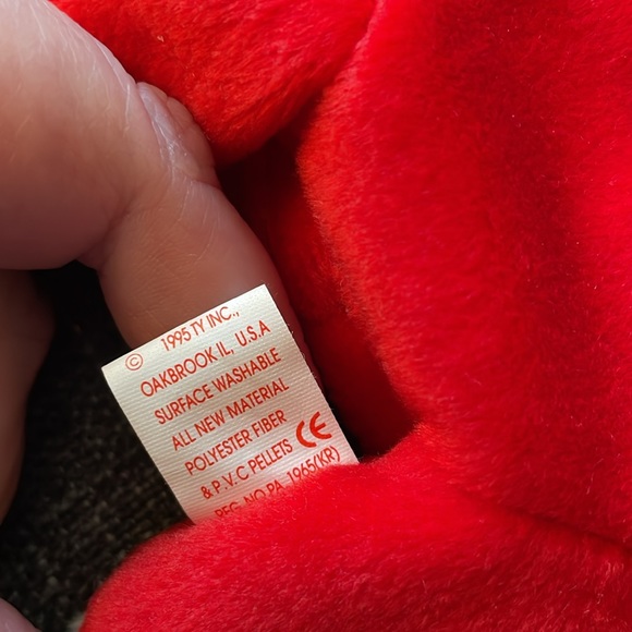 Ty Snort the bull beanie baby. New with tags. 1995 - Picture 7 of 8